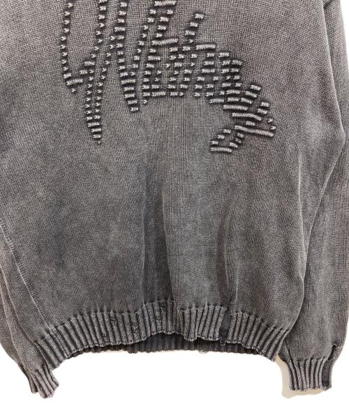 WHIMSY（ウィムジー）WHIMSY (ウィムジー) FADED EMJAY SWEATER ブラック サイズ:	SIZE Lの古着・服飾アイテム