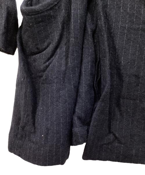 COMME des GARCONS HOMME PLUS（コムデギャルソンオムプリュス）COMME des GARCONS HOMME PLUS (コムデギャルソンオムプリュス) 穴あき裁断ウールホーリージャケット ネイビー サイズ:SIZE XSの古着・服飾アイテム