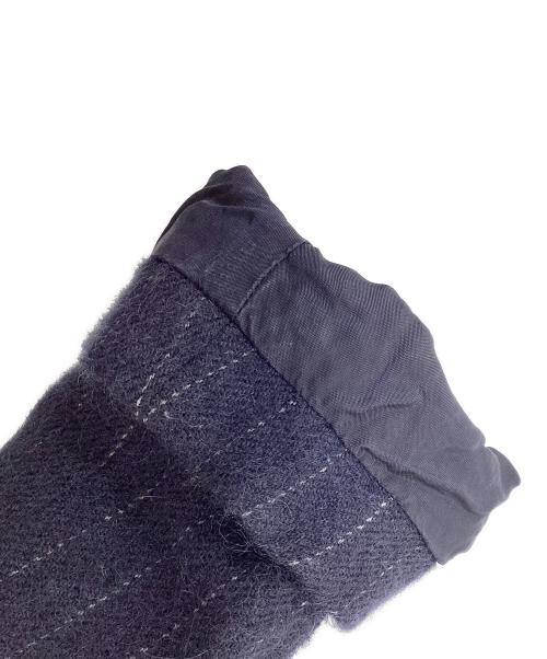 COMME des GARCONS HOMME PLUS（コムデギャルソンオムプリュス）COMME des GARCONS HOMME PLUS (コムデギャルソンオムプリュス) 穴あき裁断ウールホーリージャケット ネイビー サイズ:SIZE XSの古着・服飾アイテム