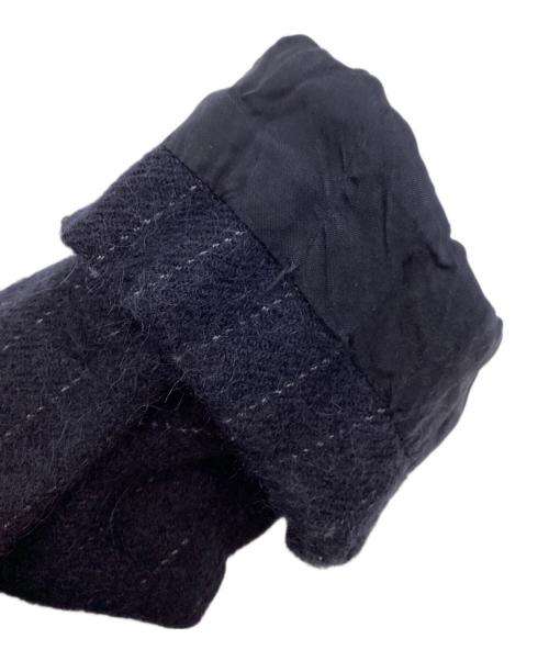 COMME des GARCONS HOMME PLUS（コムデギャルソンオムプリュス）COMME des GARCONS HOMME PLUS (コムデギャルソンオムプリュス) 穴あき裁断ウールホーリージャケット ネイビー サイズ:SIZE XSの古着・服飾アイテム