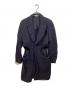 COMME des GARCONS HOMME PLUS（コムデギャルソンオムプリュス）の古着「穴あき裁断ウールホーリージャケット」｜ネイビー