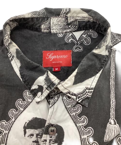 SUPREME（シュプリーム）SUPREME (シュプリーム) 総柄シャツ ブラック サイズ:Mの古着・服飾アイテム