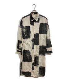 KHOKI（コッキ）の古着「ロングシャツ」｜ホワイト×ブラック