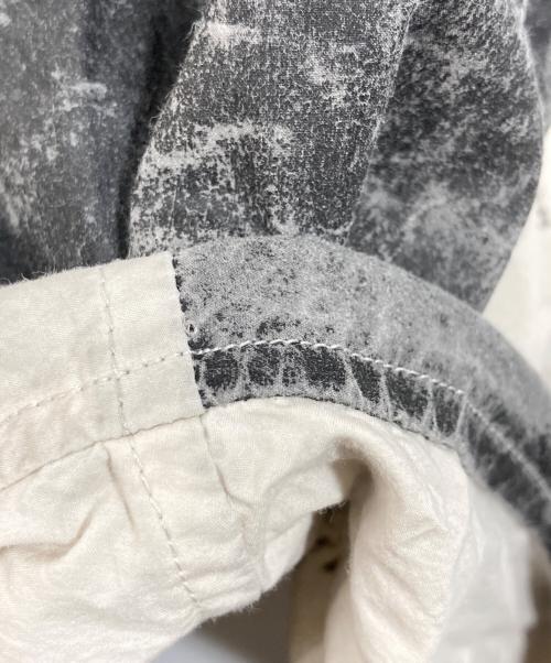 KHOKI（コッキ）khoki (コッキ) ロングシャツ ホワイト×ブラック サイズ:	SIZE 1の古着・服飾アイテム