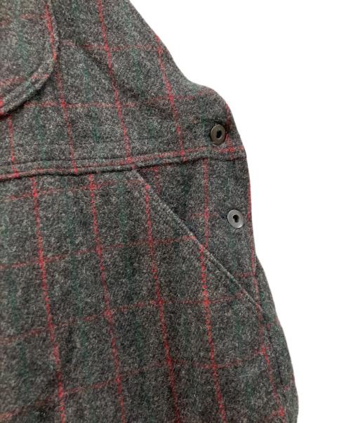 WOOLRICH（ウールリッチ）WOOLRICH (ウールリッチ) ウールオーバーオール グレー サイズ:SIZE Lの古着・服飾アイテム