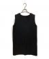 MHL (エムエイチエル) WOOL SERGE ノースリーブ ワンピース ブラック サイズ:	SIZE 2：5000円