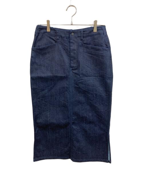 HELLY HANSEN（ヘリーハンセン）HELLY HANSEN (ヘリーハンセン) Updrift Light Denim Skirt インディゴ サイズ:Lの古着・服飾アイテム