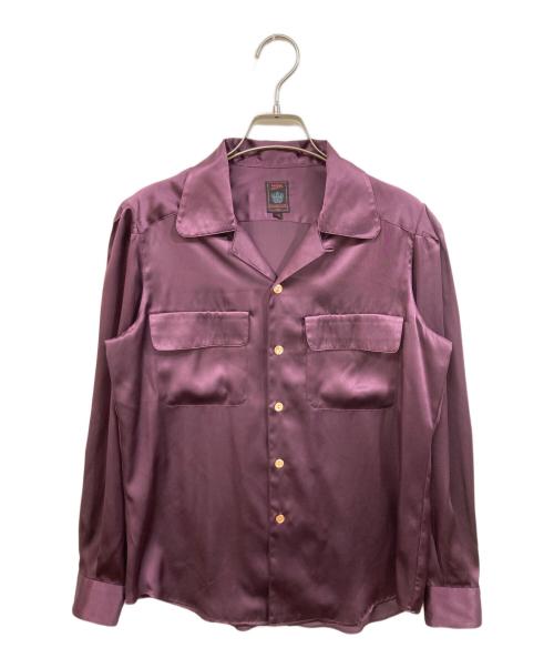 Jean Paul GAULTIER CLASSIQUE（ジャンポールゴルチエクラシック）Jean Paul GAULTIER CLASSIQUE (ジャンポールゴルチエクラシック) オープンカラーシャツ パープル サイズ:	SIZE 40の古着・服飾アイテム