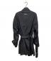 Jean Paul Gaultier FEMME (ジャンポールゴルチエ フェム) パッカブルナイロントレンチコート ブラック サイズ:SIZE 40：18000円