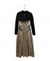 ANDMARY (アンドマリー) Nadia check long dress ブラック サイズ:	SIZE Free：5000円