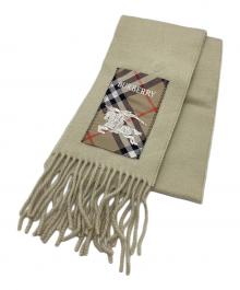 BURBERRY（バーバリー）の古着「フリンジカシミアストール」｜ベージュ
