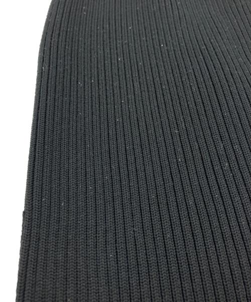 CELFORD（セルフォード）CELFORD (セルフォード) 半袖ペプラムニットプルオーバー ブラック サイズ:	SIZE 36の古着・服飾アイテム