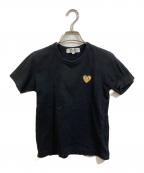 PLAY COMME des GARCONSプレイコムデギャルソン）の古着「ロゴTシャツ」｜ブラック
