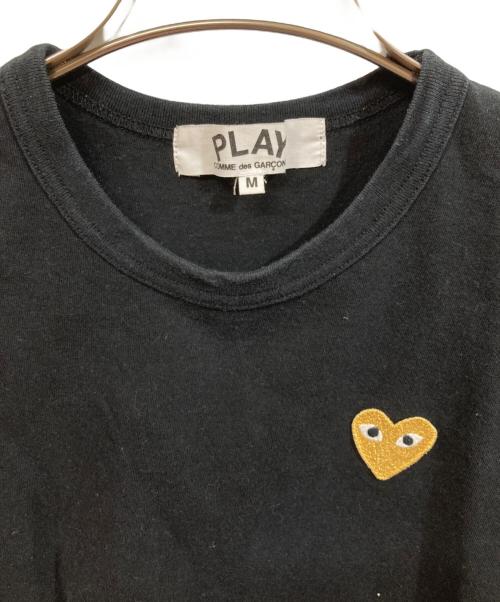 PLAY COMME des GARCONS（プレイコムデギャルソン）PLAY COMME des GARCONS (プレイコムデギャルソン) ロゴTシャツ ブラック サイズ:	SIZE Mの古着・服飾アイテム