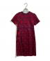 GUCCI (グッチ) GGパール コットン ドレス ワンピース レッド サイズ:SIZE 12：17000円
