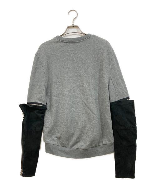 3.1 phillip lim（スリーワンフィリップリム）3.1 phillip lim (スリーワンフィリップリム) 袖ドッキングスウェット グレー サイズ:Sの古着・服飾アイテム