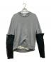 3.1 phillip lim（スリーワンフィリップリム）の古着「袖ドッキングスウェット」｜グレー