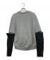 3.1 phillip lim (スリーワンフィリップリム) 袖ドッキングスウェット グレー サイズ:S：5000円