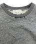 中古・古着 3.1 phillip lim (スリーワンフィリップリム) 袖ドッキングスウェット グレー サイズ:S：5000円
