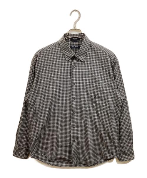 NAUTICA（ノーティカ）NAUTICA (ノーティカ) チェックシャツ グレー サイズ:	SIZE Lの古着・服飾アイテム