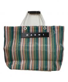 MARNI（マルニ）の古着「ストライプトートバッグ」｜マルチカラー