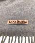 中古・古着 Acne studios (アクネ ストゥディオズ) フリンジウールスカーフ グレー：12000円