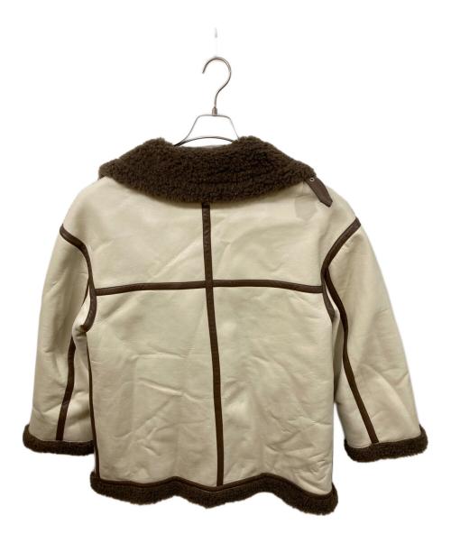 MURUA（ムルーア）MURUA (ムルーア) ルーズフェイクムートン ベージュ サイズ:SIZE Mの古着・服飾アイテム
