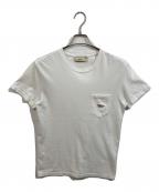 maison kitsuneメゾンキツネ）の古着「ポケットTシャツ」｜ホワイト