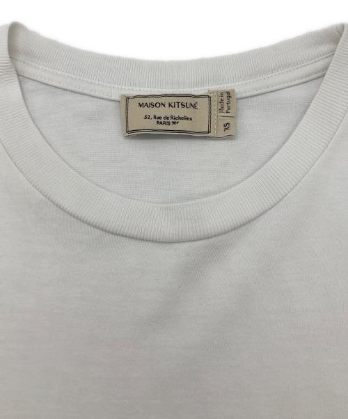 maison kitsune（メゾンキツネ）MAISON KITSUNE (メゾンキツネ) ポケットTシャツ ホワイト サイズ:	SIZE XSの古着・服飾アイテム