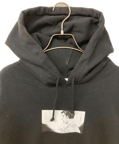 THE BLACK EYE PATCH（ブラックアイパッチ）THE BLACK EYE PATCH (ブラックアイパッチ) INITIAL D HOODIE ブラック サイズ:XLの古着・服飾アイテム