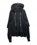 RICK OWENS DRKSHDWリックオウエンス ダークシャドウ）の古着「Hustler Hoodie」｜ブラック