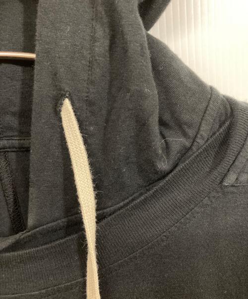 RICK OWENS DRKSHDW（リックオウエンス ダークシャドウ）RICK OWENS DRKSHDW (リックオウエンス ダークシャドウ) Hustler Hoodie ブラック サイズ:SIZE Mの古着・服飾アイテム