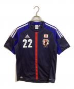 adidasアディダス）の古着「ゲームシャツ」｜ネイビー