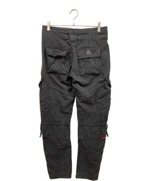DIESEL（ディーゼル）DIESEL (ディーゼル) カーゴパンツ ブラック サイズ:76cm(W30)の古着・服飾アイテム