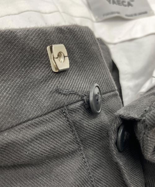 YAECA（ヤエカ）YAECA (ヤエカ) チノクロスパンツ ワイドテーパード グレー サイズ:	SIZE Mの古着・服飾アイテム