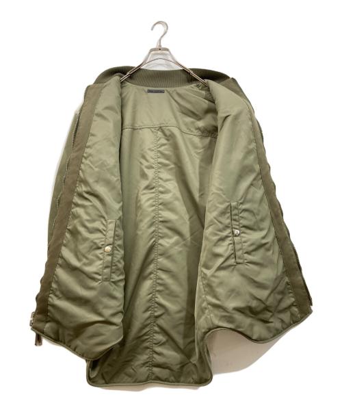 DIESEL Black Gold（ディーゼル ブラック ゴールド）DIESEL Black Gold (ディーゼル ブラック ゴールド) July ボンバージャケット カーキ サイズ:46の古着・服飾アイテム