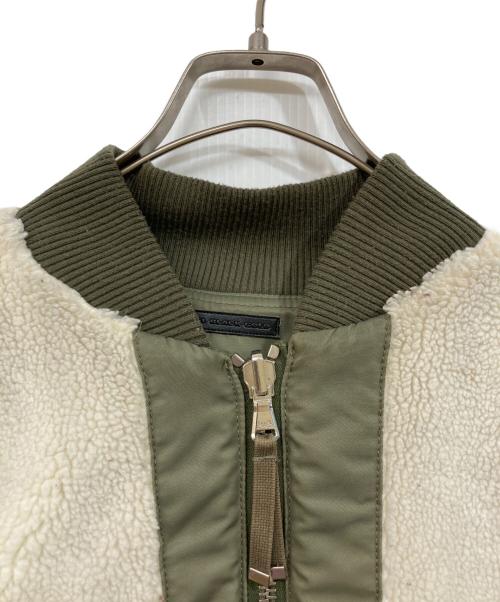 DIESEL Black Gold（ディーゼル ブラック ゴールド）DIESEL Black Gold (ディーゼル ブラック ゴールド) July ボンバージャケット カーキ サイズ:46の古着・服飾アイテム