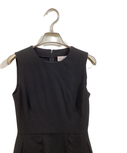 RED VALENTINO（レッドヴァレンティノ）RED VALENTINO (レッドヴァレンティノ) ノースリーブ・キャミソールワンピース ブラック サイズ:SIZE 38の古着・服飾アイテム