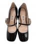 MIU MIU (ミュウミュウ) パテントパンプス ブラック サイズ:SIZE 34：15000円