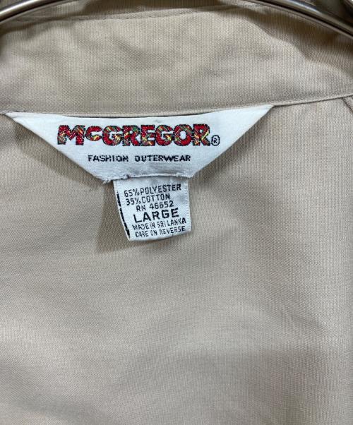 McGREGOR（マックレガー）McGREGOR (マックレガー) スイングトップ ベージュ サイズ:	SIZE Lの古着・服飾アイテム