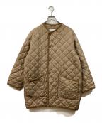 Barbourバブアー）の古着「キルティングジャケット」｜ベージュ
