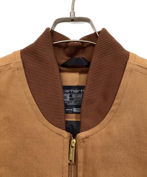 CarHartt（カーハート）CarHartt (カーハート) DUCK VEST ARCTIC QUILT LINED ブラウン サイズ:XLの古着・服飾アイテム