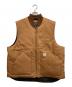 CarHartt（カーハート）の古着「DUCK VEST ARCTIC QUILT LINED」｜ブラウン