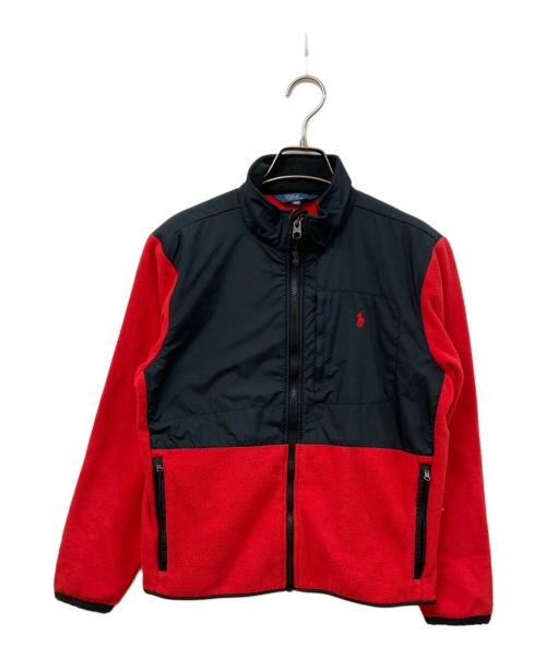 POLO RALPH LAUREN（ポロ・ラルフローレン）POLO RALPH LAUREN (ポロ・ラルフローレン) フリースジャケット レッド サイズ:	SIZE 160の古着・服飾アイテム