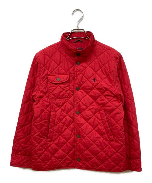 POLO RALPH LAUREN（ポロ・ラルフローレン）POLO RALPH LAUREN (ポロ・ラルフローレン) キルティングジャケット レッド サイズ:	SIZE 160の古着・服飾アイテム