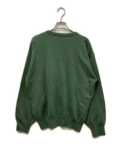 Christian Dior Sports（クリスチャン ディオールスポーツ）Christian Dior Sports (クリスチャン ディオールスポーツ) エンブレムニット グリーン サイズ:	SIZE Mの古着・服飾アイテム
