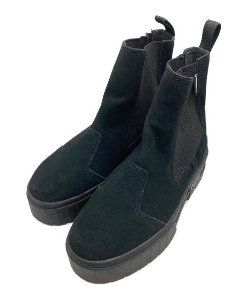 PUMA（プーマ）PUMA (プーマ) MAYZE CHELSEA SUEDE ブラック サイズ:23.5㎝の古着・服飾アイテム