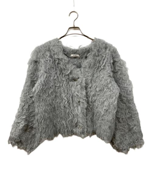 Snidel（スナイデル）Snidel (スナイデル) デザインニットカーデ グレー サイズ:Fの古着・服飾アイテム