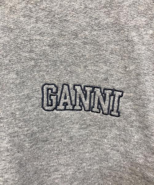 GANNI（ガニー）GANNI (ガニー) ロゴスウェット グレー サイズ:	SIZE XXS/XSの古着・服飾アイテム