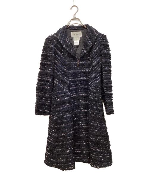 Rene（ルネ）Rene (ルネ) ツイードコート ネイビー サイズ:34の古着・服飾アイテム